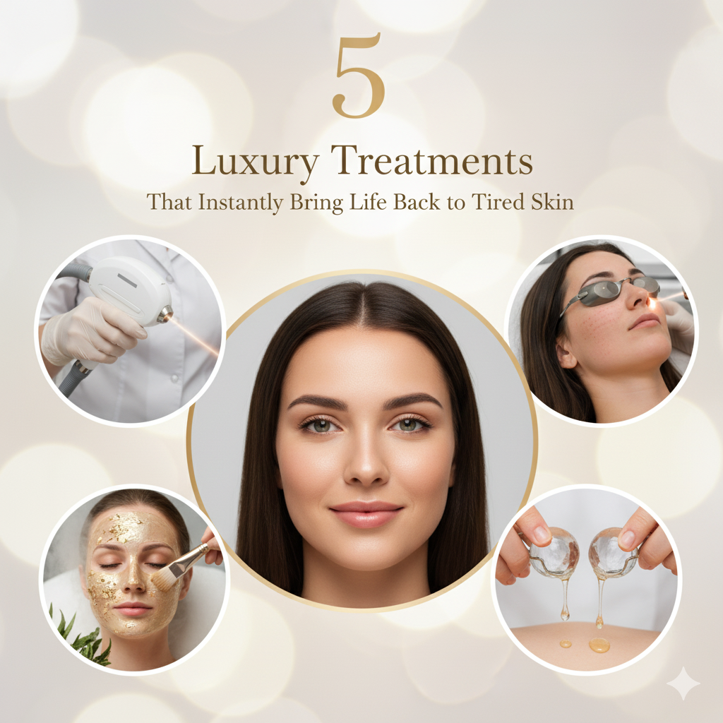5 Luxury Treatments That Instantly Bring Life Back to Tired Skin
