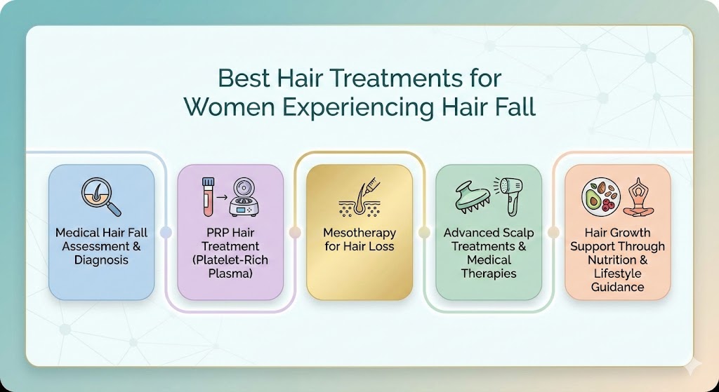 Best Hair Treatments for Women Experiencing Hair Fall