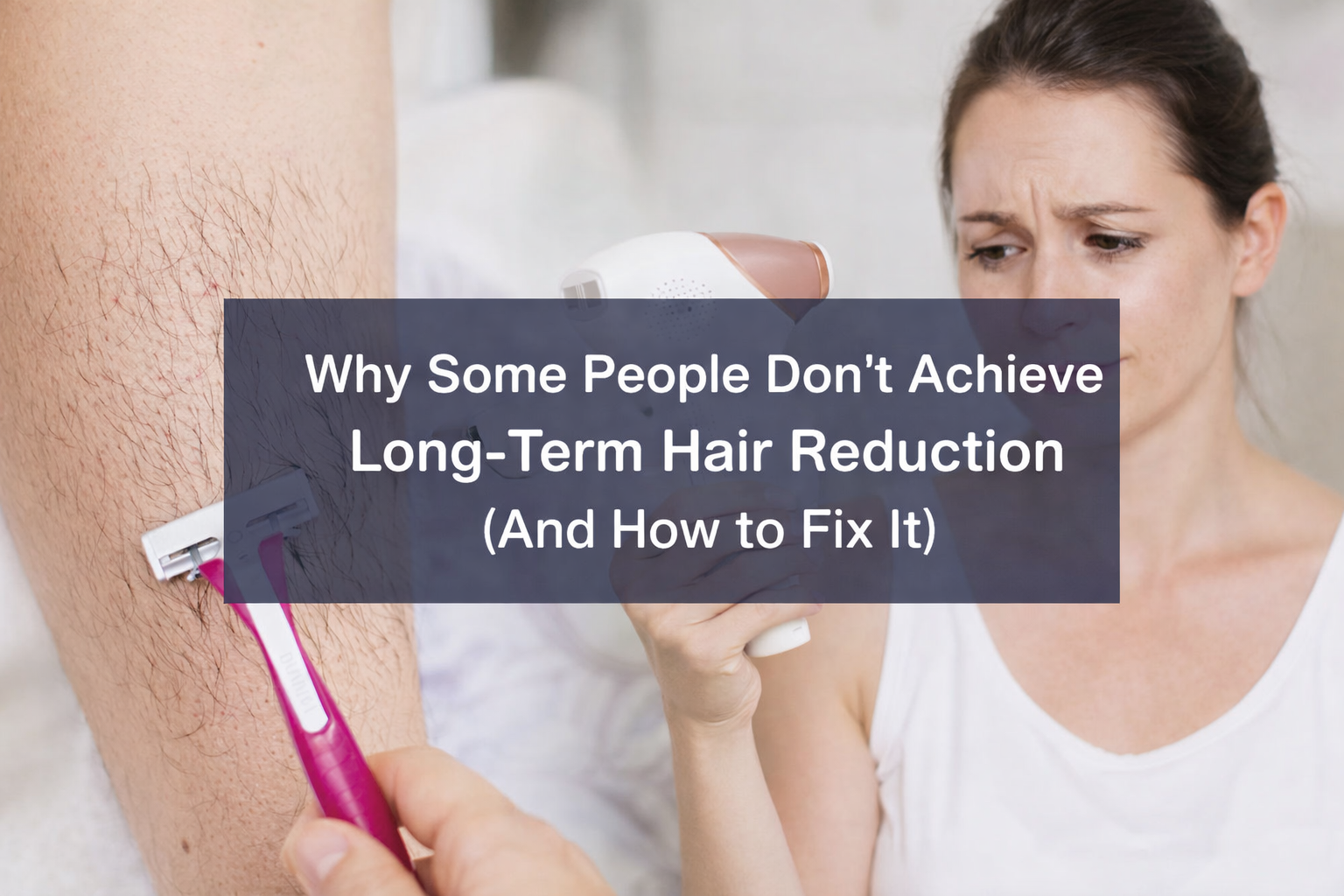 Why Some People Don’t Achieve Long-Term Hair Reduction (And How to Fix It)