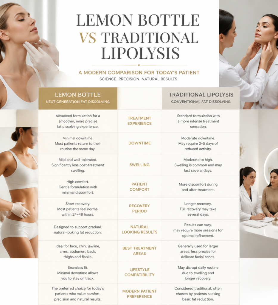 Lemon Bottle vs. Traditional Lipolysis: Why This Fat Dissolving Treatment Rules 2026