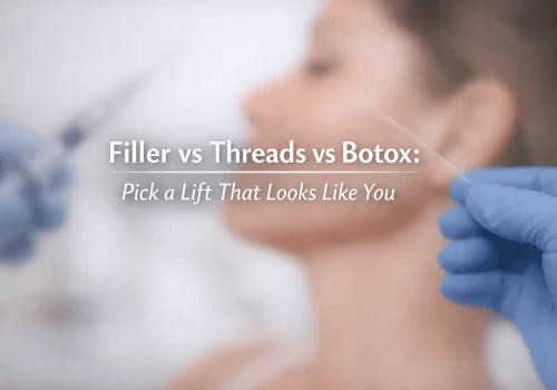 filler vs threads vs botox